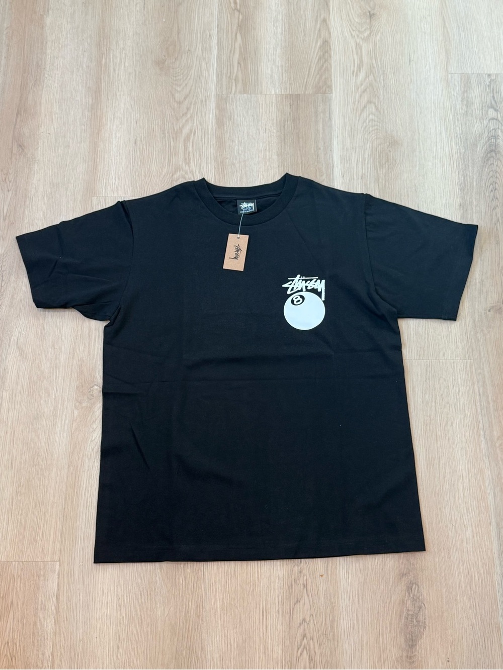 Stussy Black 8 ball T Shirt